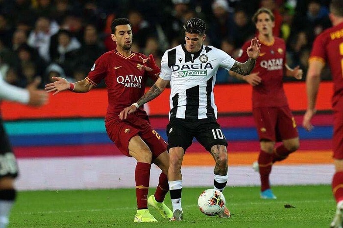 Udinese vs AS Roma – Soi kèo nhà cái bóng đá 01h45 ngày 05/09/2022 – VĐQG Italia